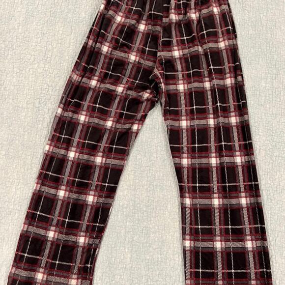 Men's Essential Loungewear Plaid Pajama Pants - Size XL - Picture 2 of 3